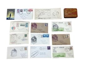 Stamps GB and World selection incl GB Surface Printed, Postal History items incl 1d red imperf and p