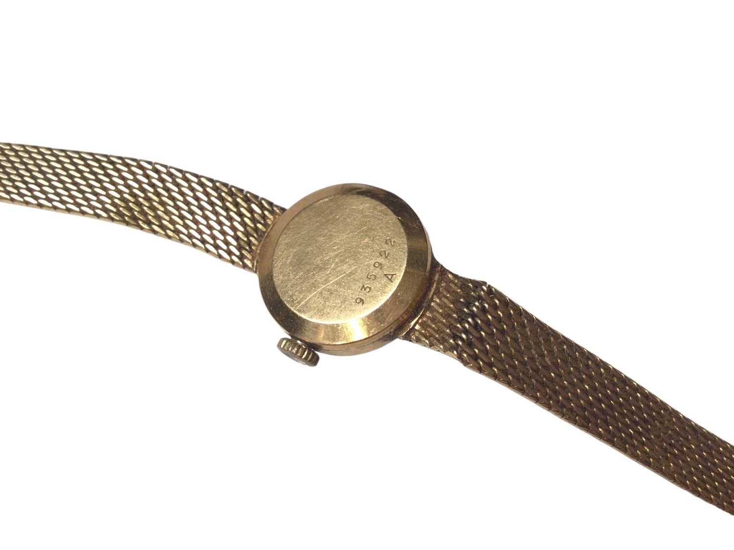 18ct gold Jaeger Le Coultre ladies wristwatch on an 18ct gold integral bracelet - Image 3 of 5