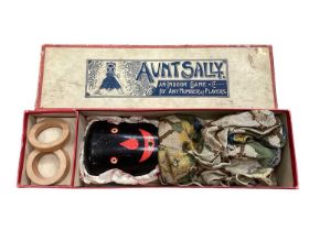 Vintage 'Aunt Sally' game in original box, The Game of Schimmell or Bell & Hammer, together with Spe