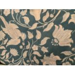 Vintage Hill & Knowles curtains in Leaf & Bird pattern