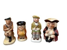 Collection of Tony Wood character jugs (16)