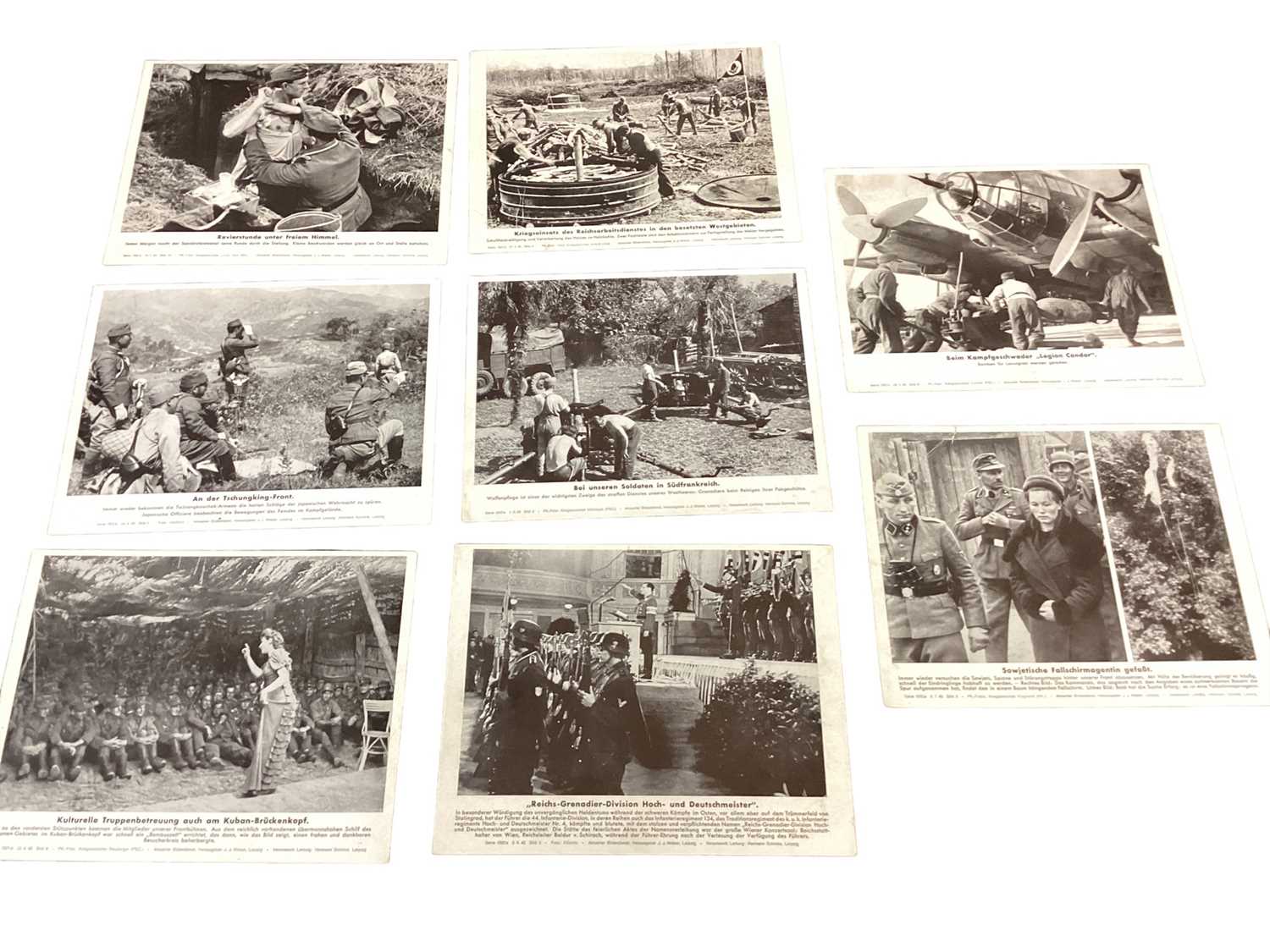 Lot Nazi propaganda photographs 1930s-1940s including rallies, Nazi Cossacks etc (17) - Image 2 of 2