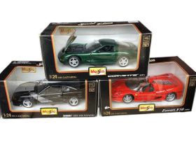 Maisto 1:24 Scale super cars, plus others (2 boxes)