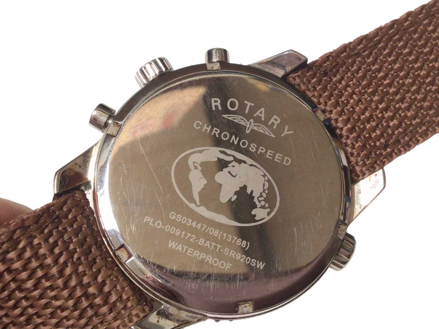 Orvis Chronograph military style wristwatch and a Rotary Chronospeed wristwatch (2) - Image 6 of 6