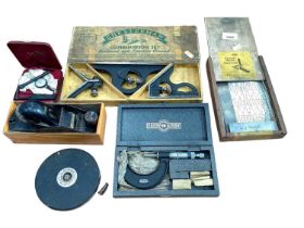 Group of tools, including vintage Record and Stanley planes