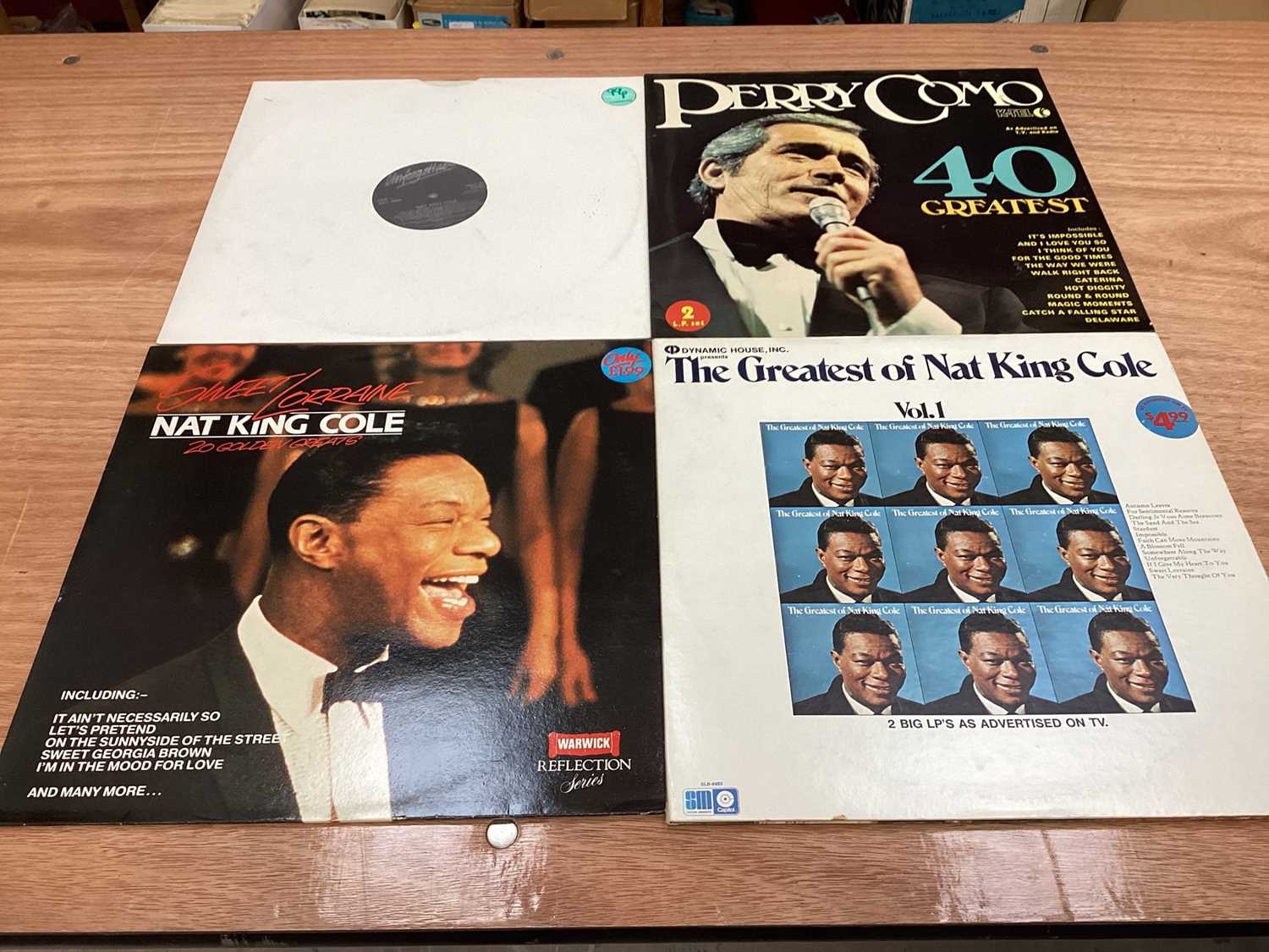 Four retro storage units of LP records including The Cars, Johnny Cash, Chairman Of The Board, Floyd - Image 12 of 33