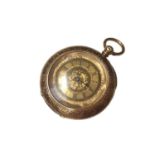 19th century 14ct gold cased Swiss fob watch