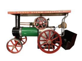 Mamod traction engine, boxed