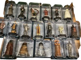 BBC Dr Who Collectable Figures No.151-214 (208-211 missing), boxed