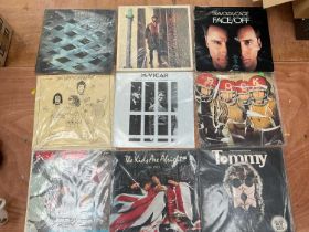 Small group of records, including The Who