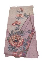 1920s saleman's samples of beaded designs on silk chiffon panels (6)