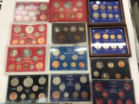 Group of GB cased coin sets