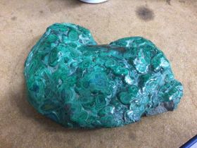 Large piece of malachite