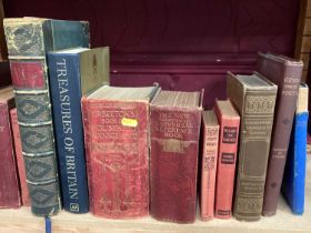 Selection of vintage reference books etc