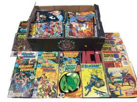 Large Quantity of DC Comics mostly (1980's) to include Batman, Wonder Women, Captain Atom, Swamp Thi