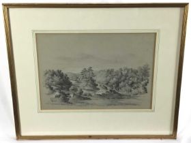 Pair of early 19th century drawings of Scottish Highland scenes