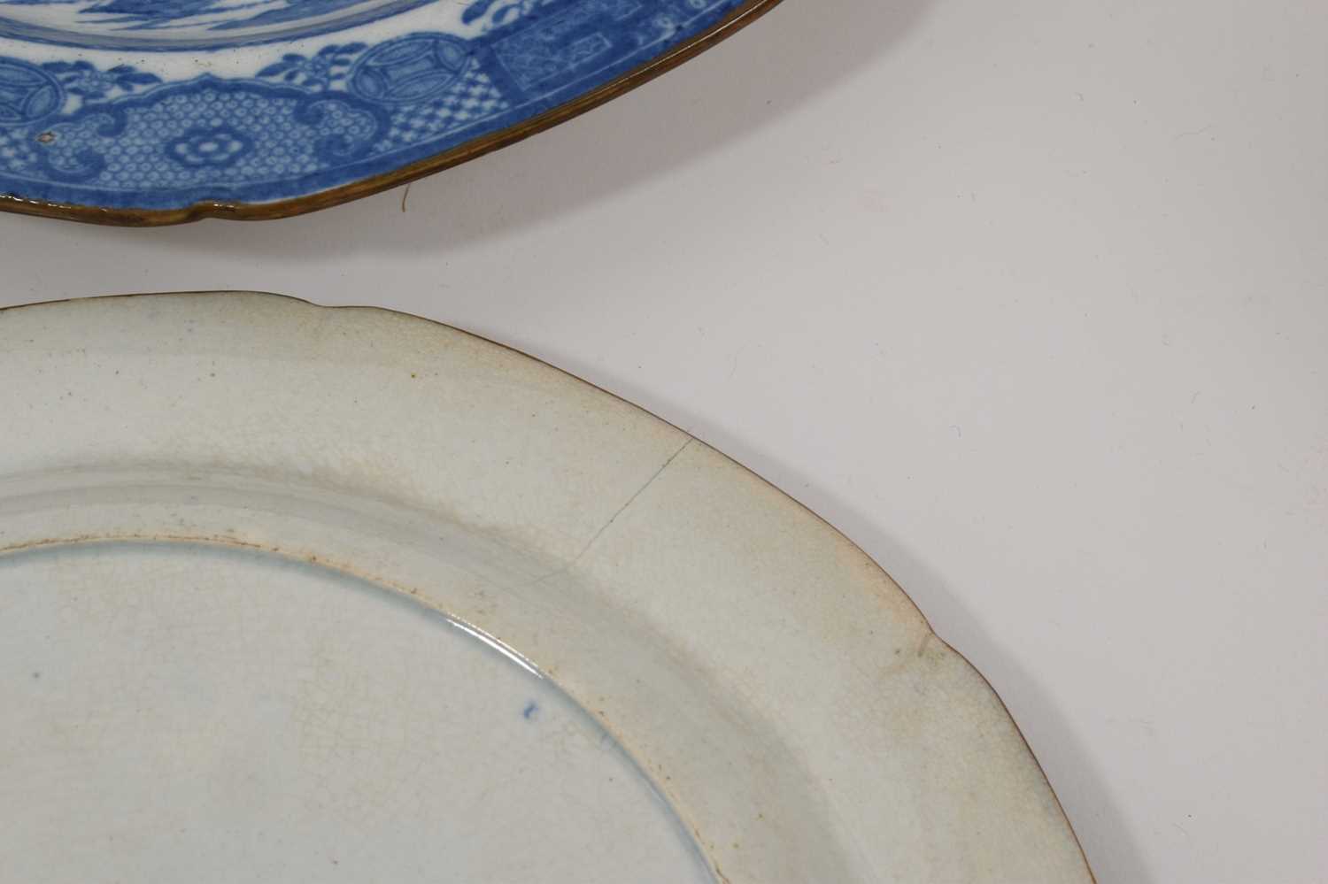 Set of ten early 19th century Swansea dishes - Image 3 of 6