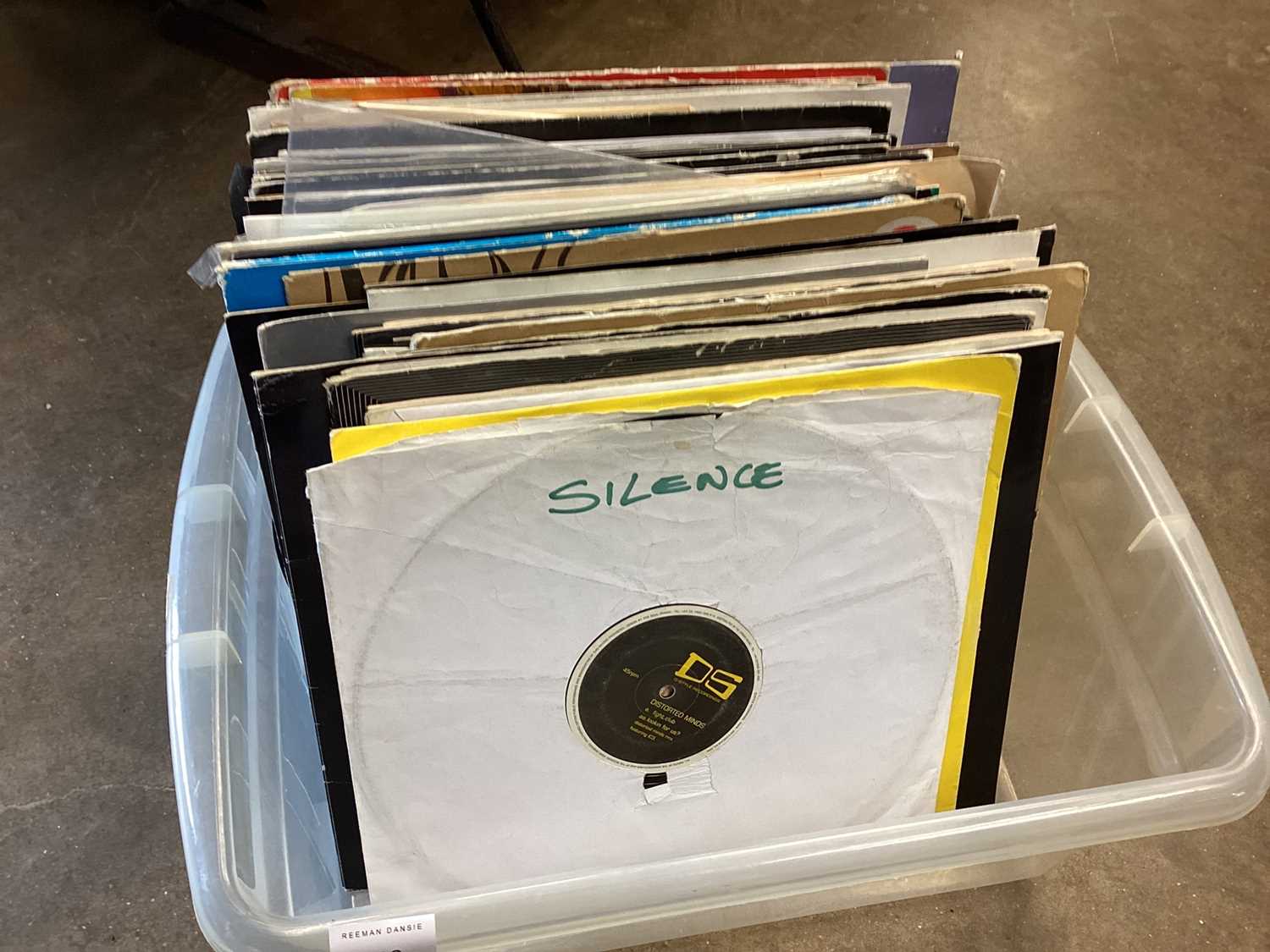 Two boxes of records including Shy FX, Roni Size, Chase & Status, Madonna, Paul Simon etc - Image 9 of 10