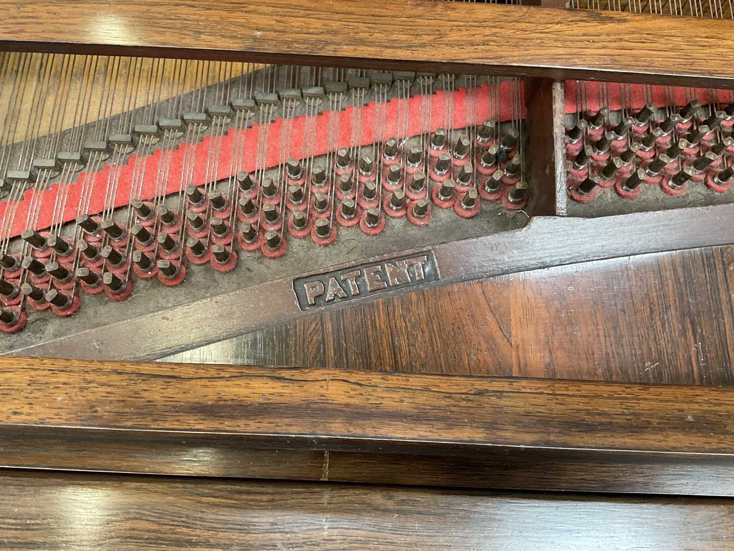 19th century Broadwood Boudoir grand piano in rosewood case - Image 4 of 7