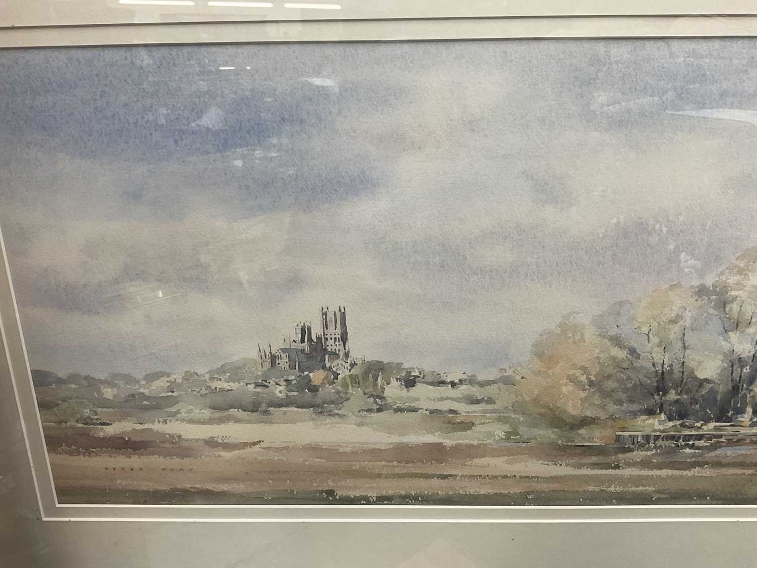 Peter Ford watercolour, Ely cathedral - Image 5 of 6