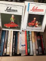 Collection of toy related reference books, manuals, children's annuals etc