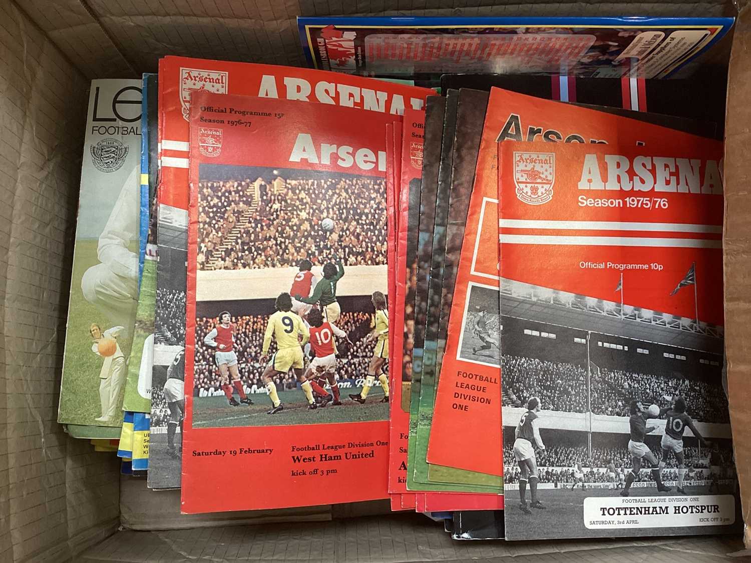 Football programmes and Esso coins albums