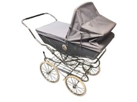 Silver Cross grey coach built prams and accessories