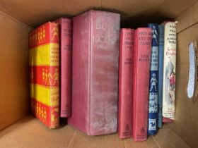 Collection of vintage Enid Blyton children's novels and ephemera