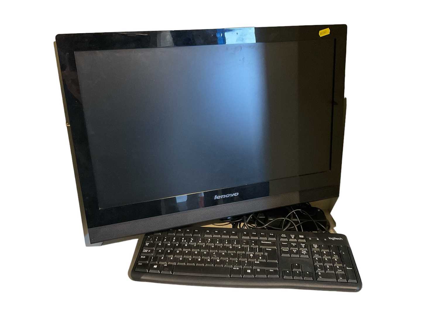 Lenovo computer /PC with screen , keyboard, mouse , joystick and NAS storage