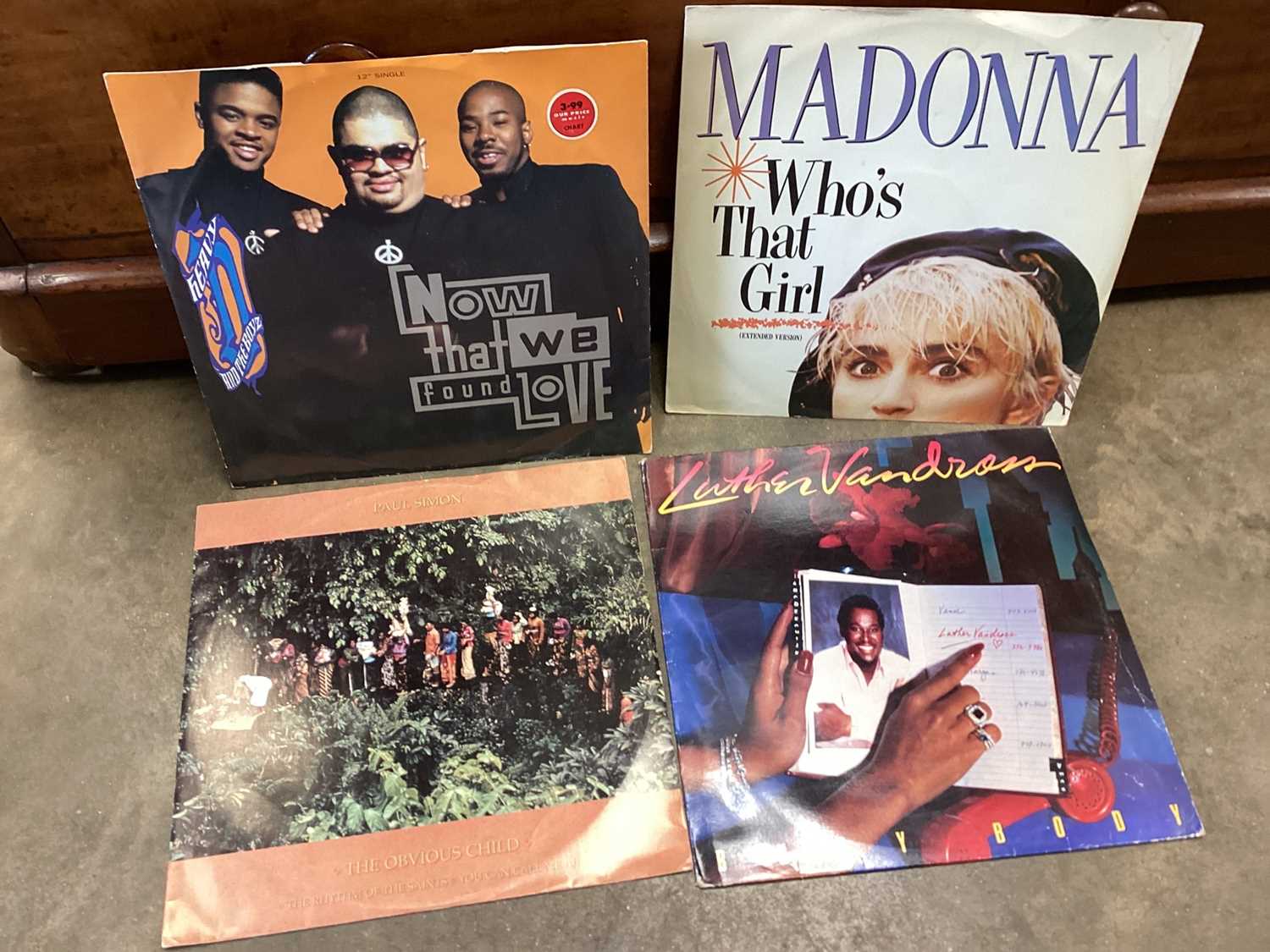 Two boxes of records including Shy FX, Roni Size, Chase & Status, Madonna, Paul Simon etc - Image 8 of 10