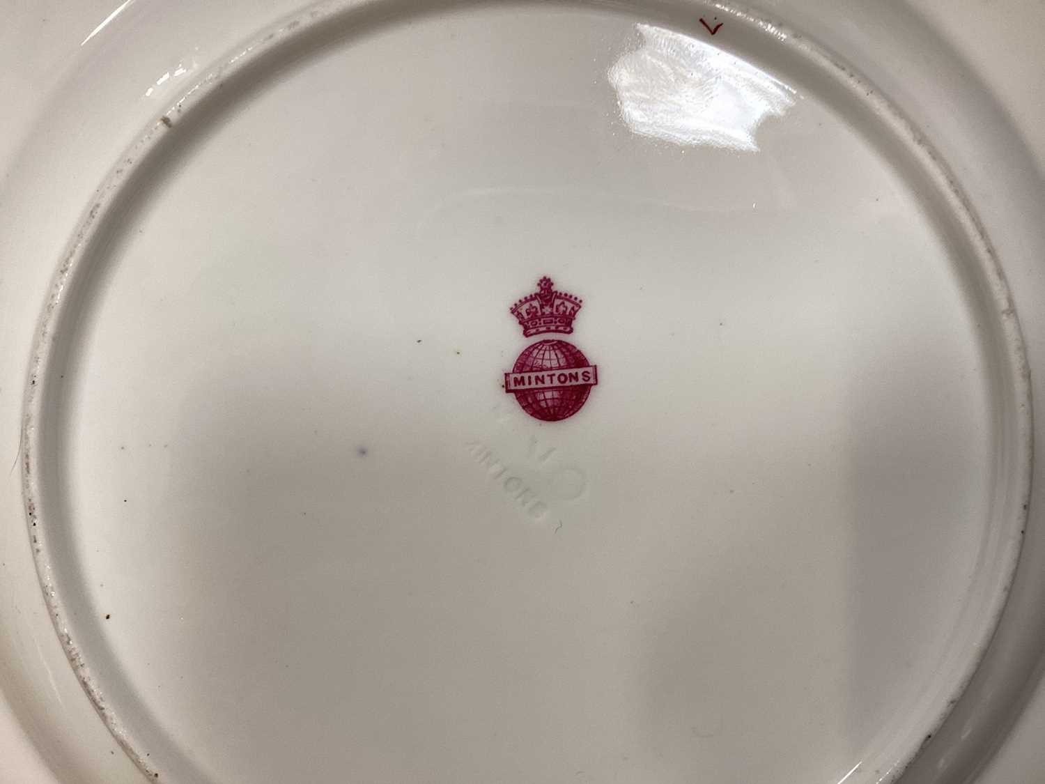 Victorian Mintons armorial service & Spode Pink Tower ware - Image 3 of 4