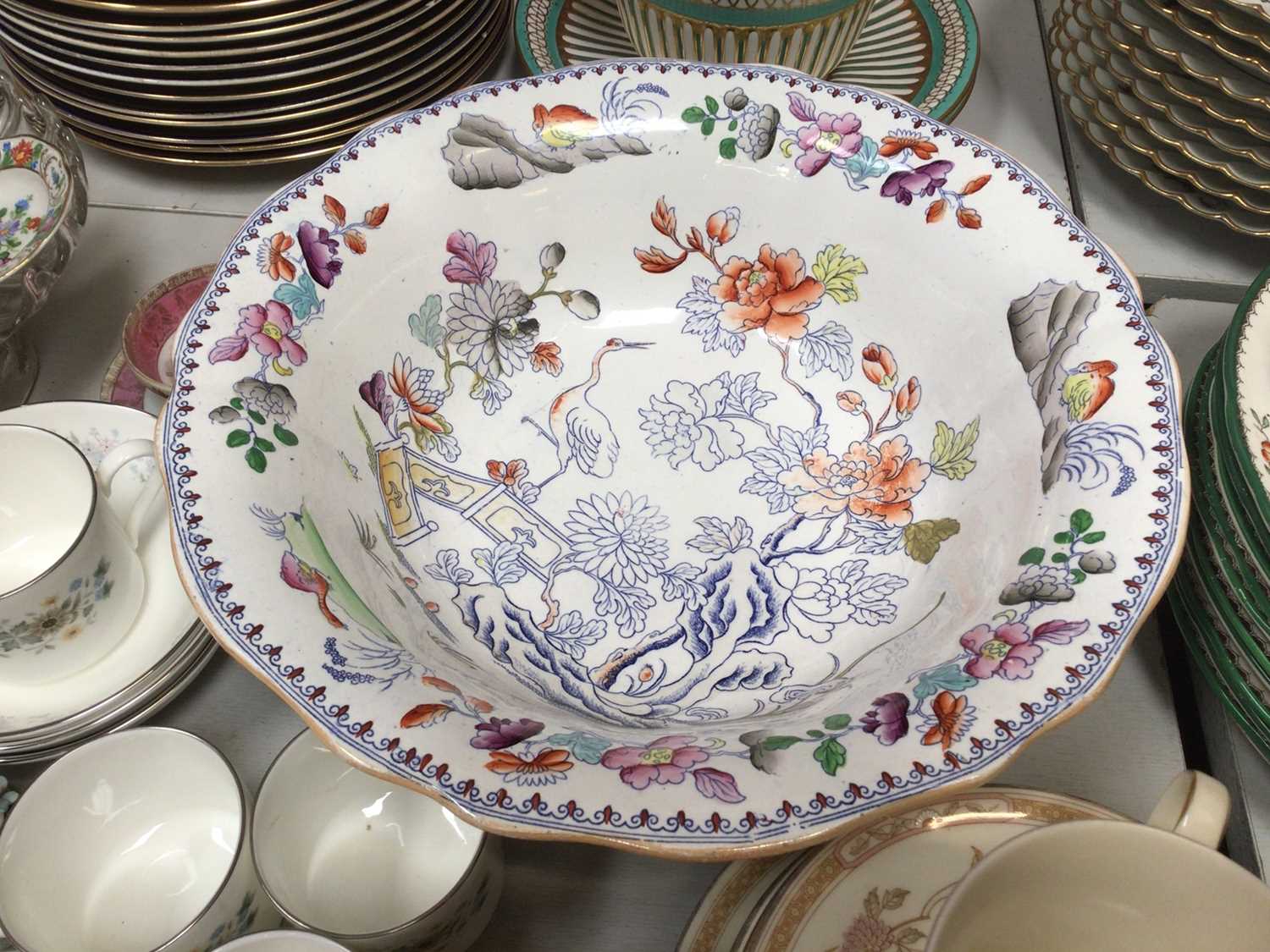Group of decorative ceramics including two Royal Crown Derby Imari plates, Royal Doulton Lisette and - Image 6 of 6