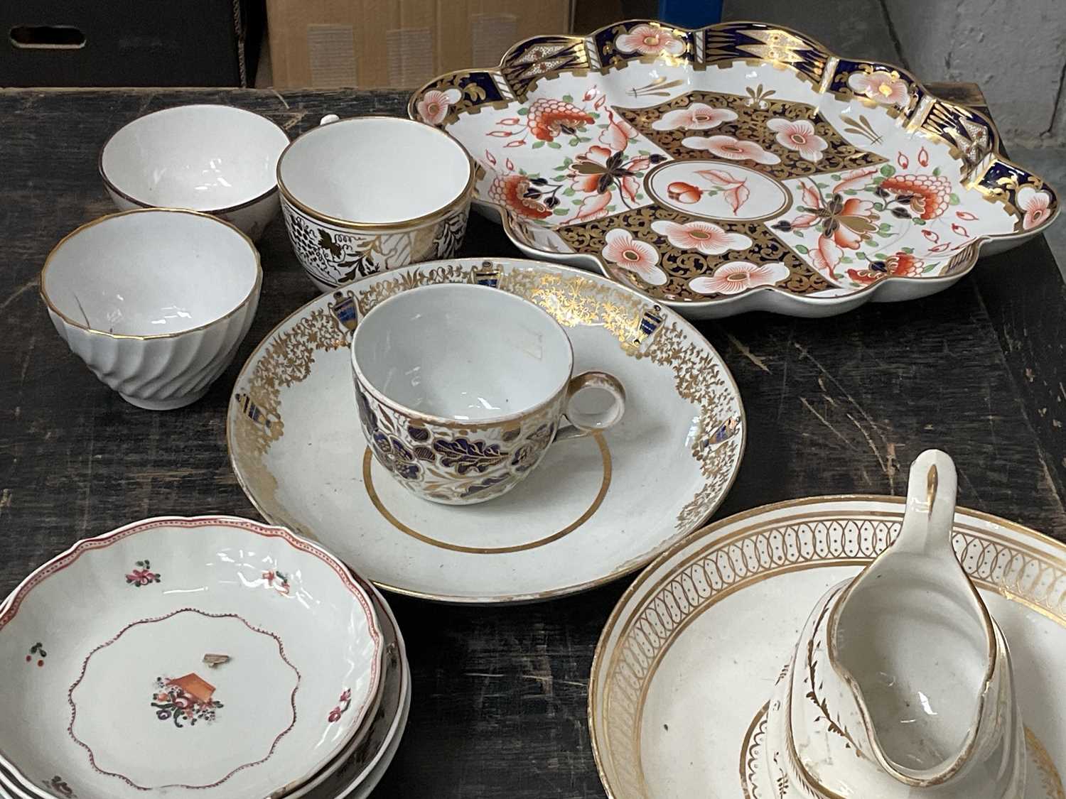 Collection of predominantly 18th century English porcelain items - Image 5 of 5