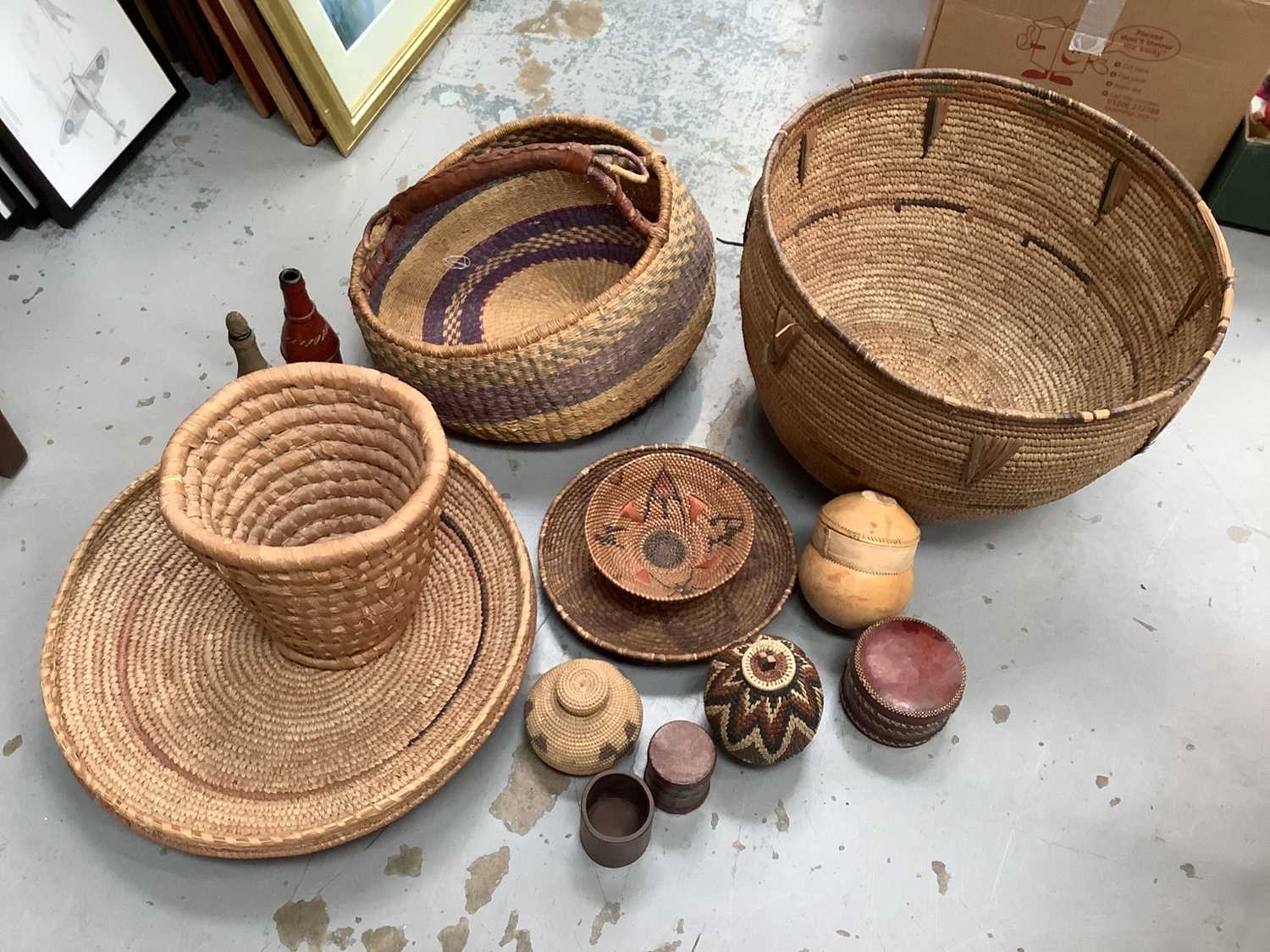 Small group of tribal baskets