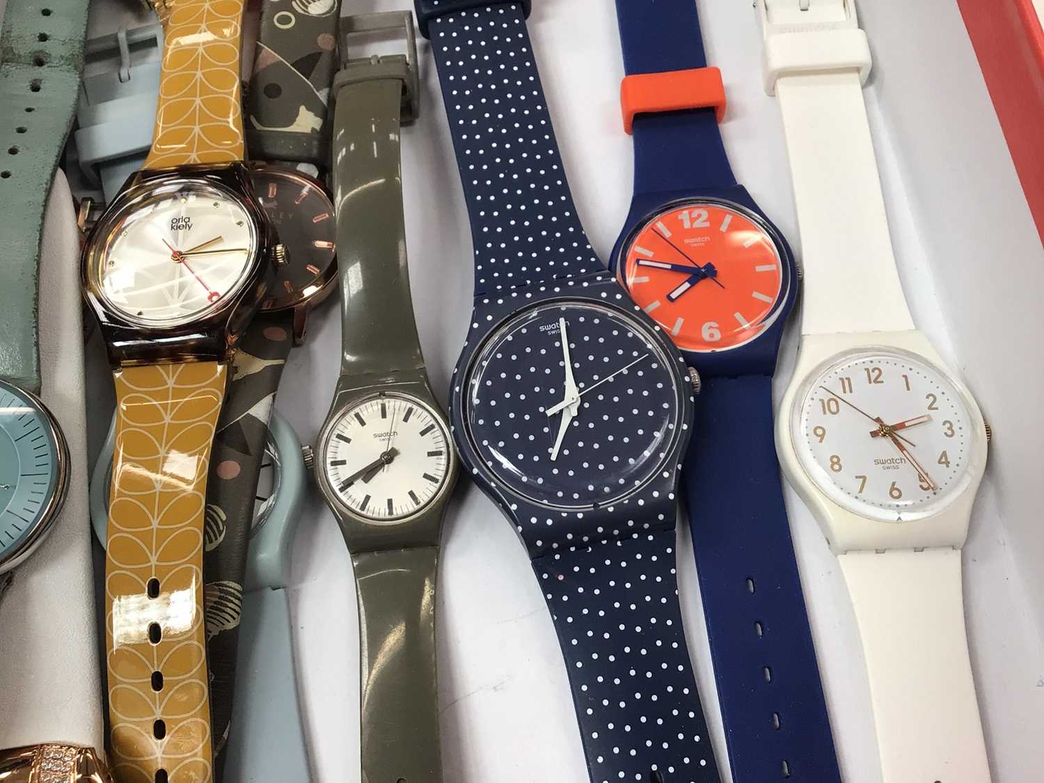 Group of wristwatches including Times Expedition, three other Timex, four Swatch, Orla Kiely, Sekond - Image 3 of 4