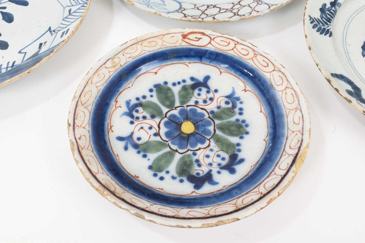 Seven assorted Delftware plates - Image 8 of 8