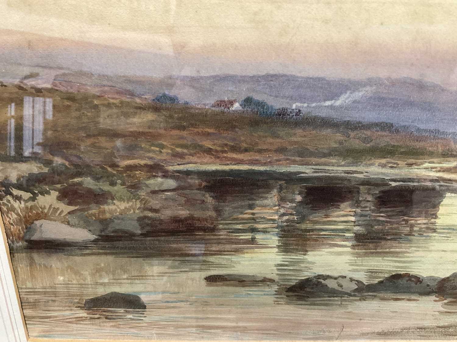 Arthur Henry Enoch (1849-1917) watercolour- Dartmoor landscape - Image 3 of 11