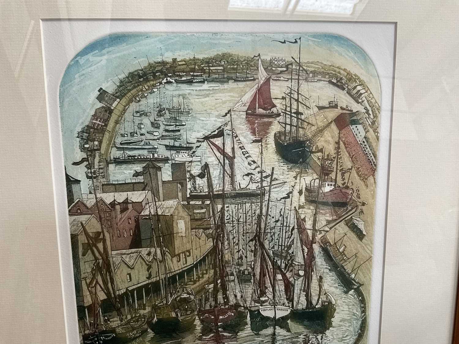 Two Glynn Thomas etchings of Ipswich - Image 2 of 5