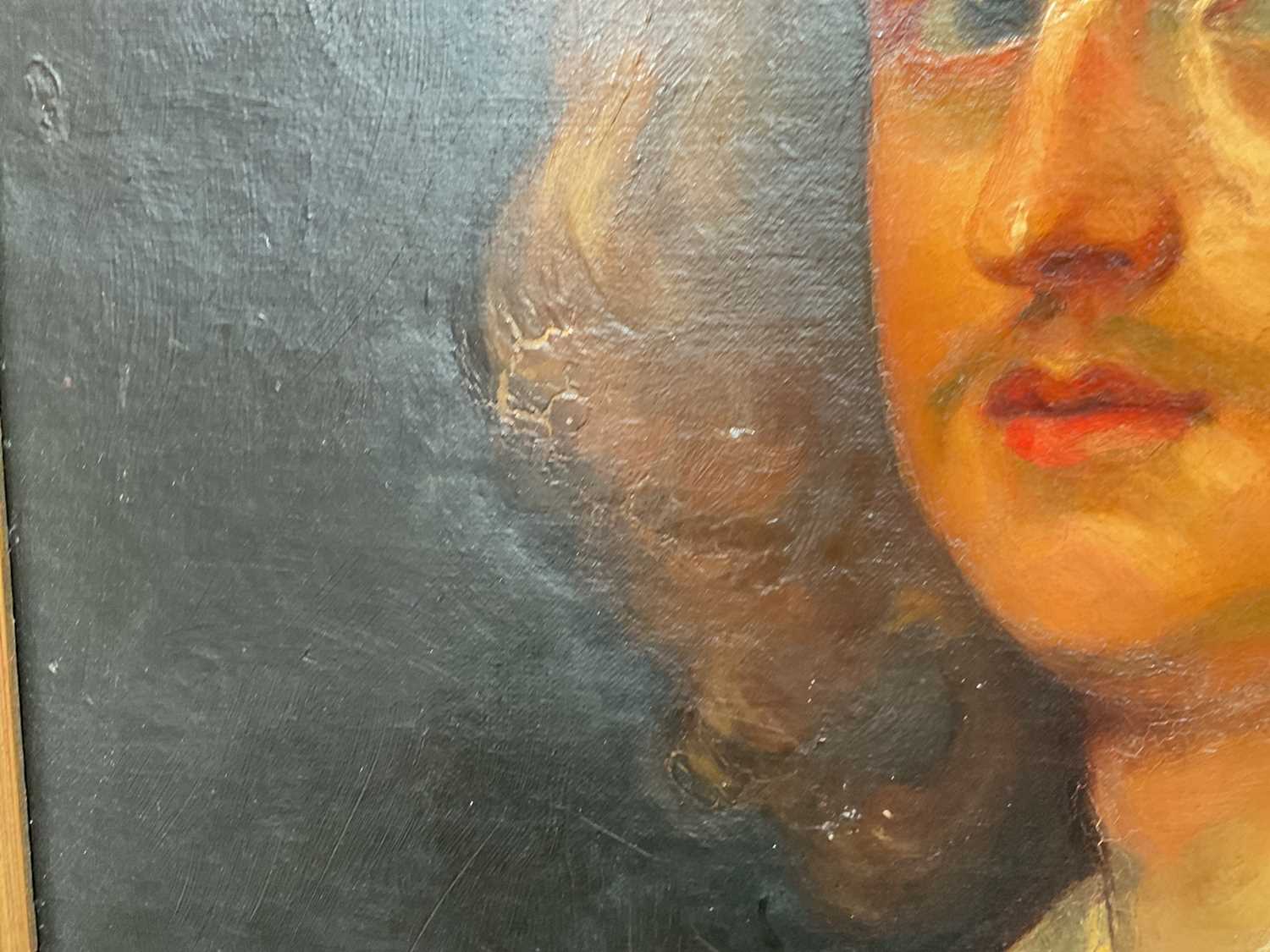 After Anthony Van Dyke, oil on canvas - Portrait of George Digby - Image 8 of 8