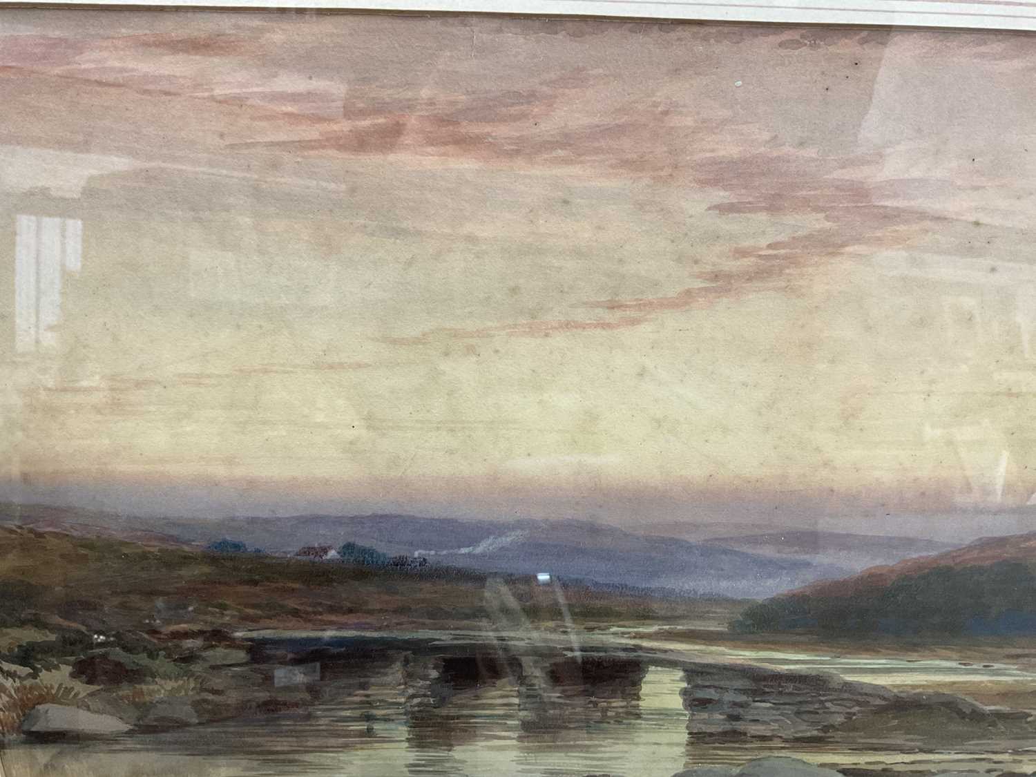 Arthur Henry Enoch (1849-1917) watercolour- Dartmoor landscape - Image 4 of 11