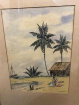 J R Charlton (active 1920-40) three Malaysian watercolours