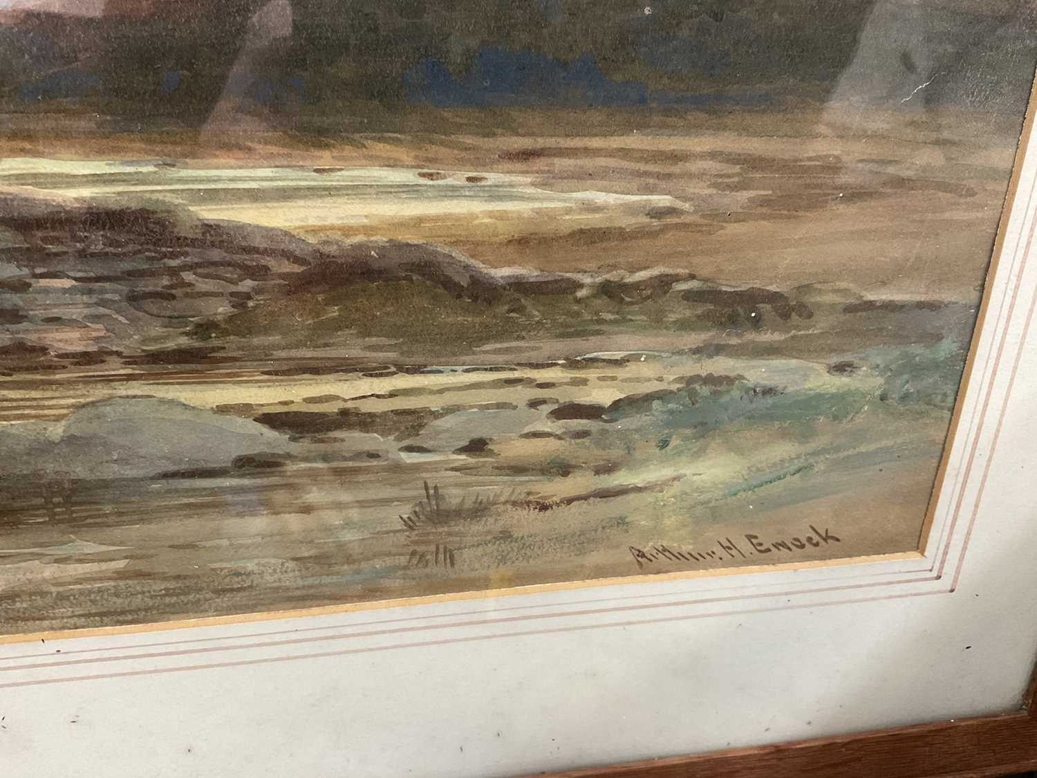 Arthur Henry Enoch (1849-1917) watercolour- Dartmoor landscape - Image 2 of 11