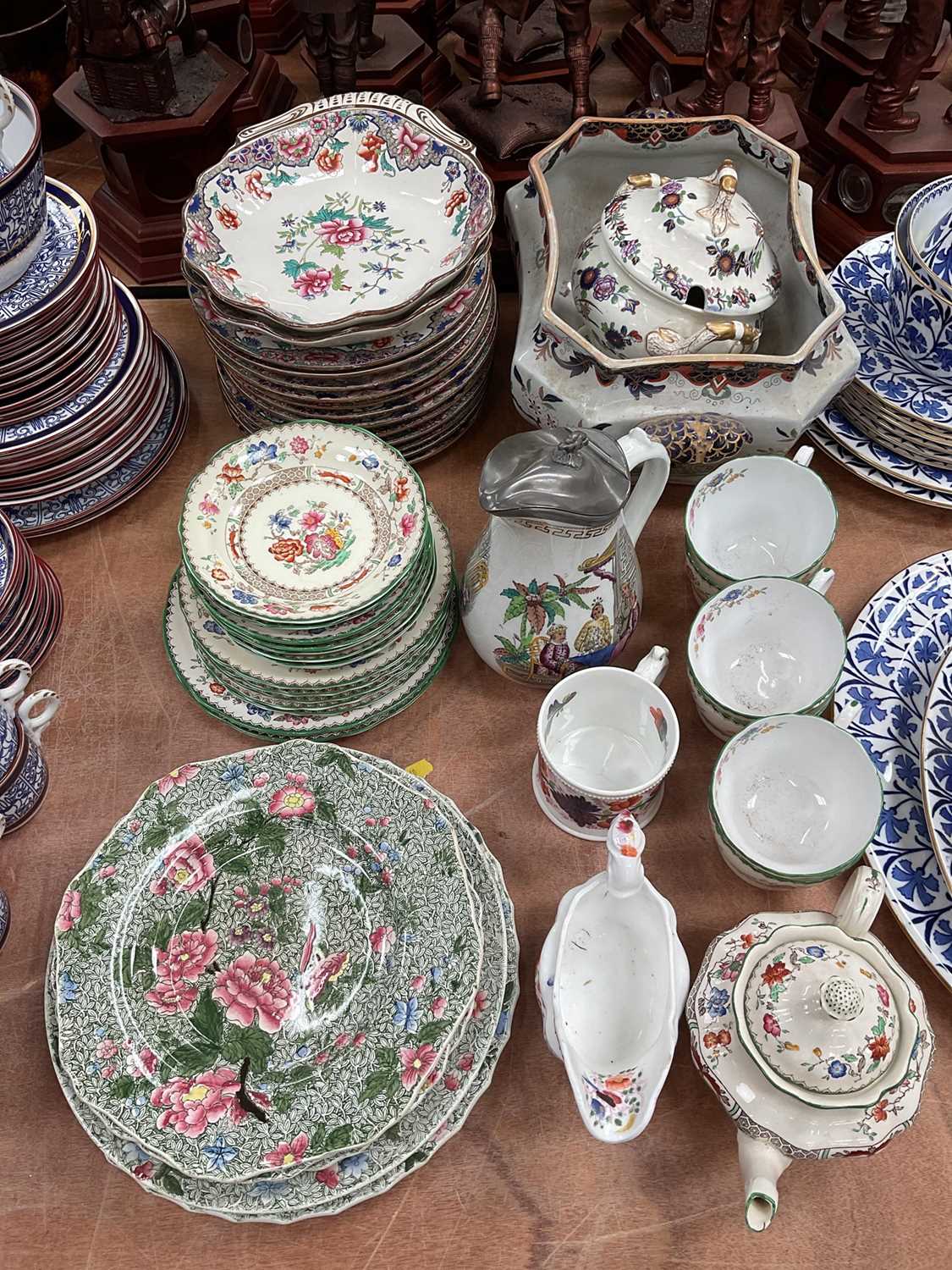 Group of 19th century and later ceramics to include Copeland and Spode.