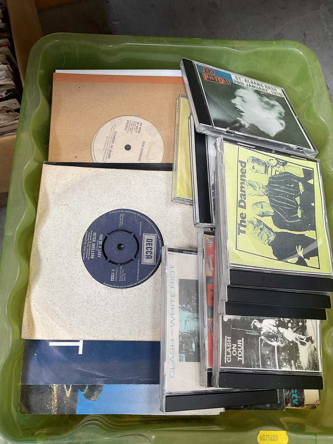 Five plastic crates of singles, and some CDs - Image 5 of 5