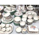Copeland Spode Chinese Rose tea and dinner ware