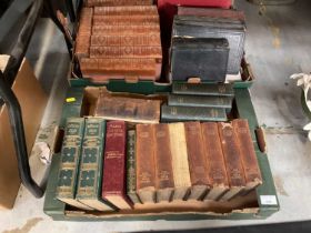 Two boxes of antique and antiquarian books (2 boxes)
