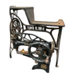 Singer sewing machine 29k58, numbered Y9109922, on cast iron base