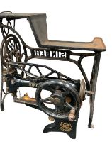 Singer sewing machine 29k58, numbered Y9109922, on cast iron base