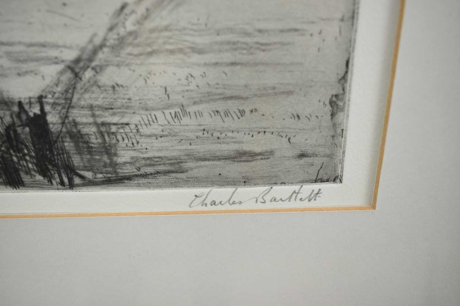 *Charles Bartlett (1921-2014) signed limited etching - Fingringhoe - Image 3 of 7