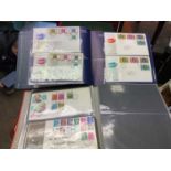 Several folders of first day covers
